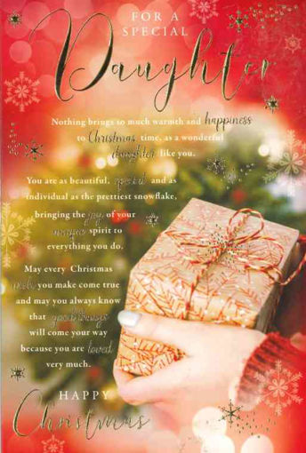 Picture of SPECIAL DAUGHTER CHRISTMAS CARD